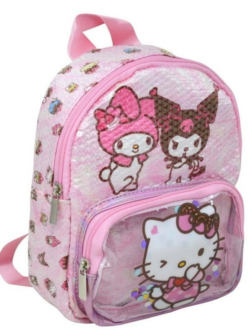 Hello Kitty Pink Sequin Character Mini Backpack